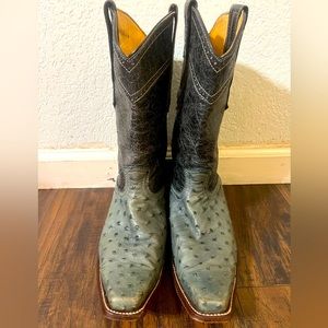 King Exotic Men’s Ostrich boots